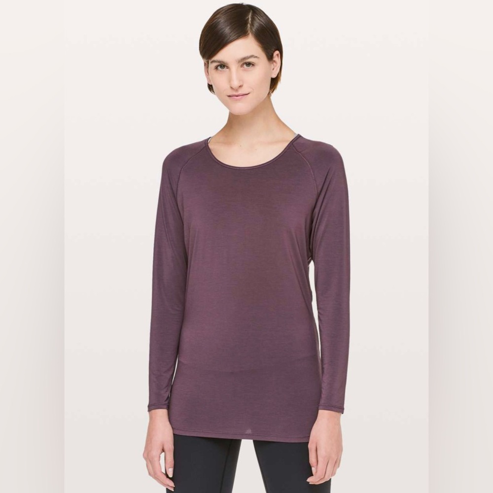 lululemon 🍋 athletica Purple Long Sleeve Tee